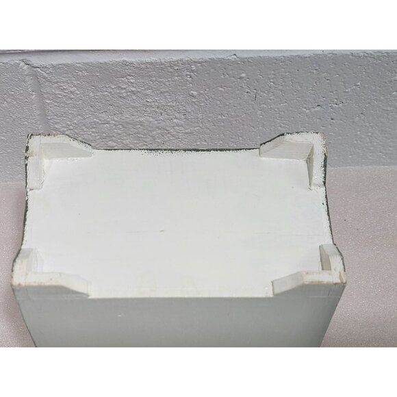 Cottage Core Painted Jewelry Chest Drawers Crackle Birds Flowers Butterfly - Picture 7 of 11